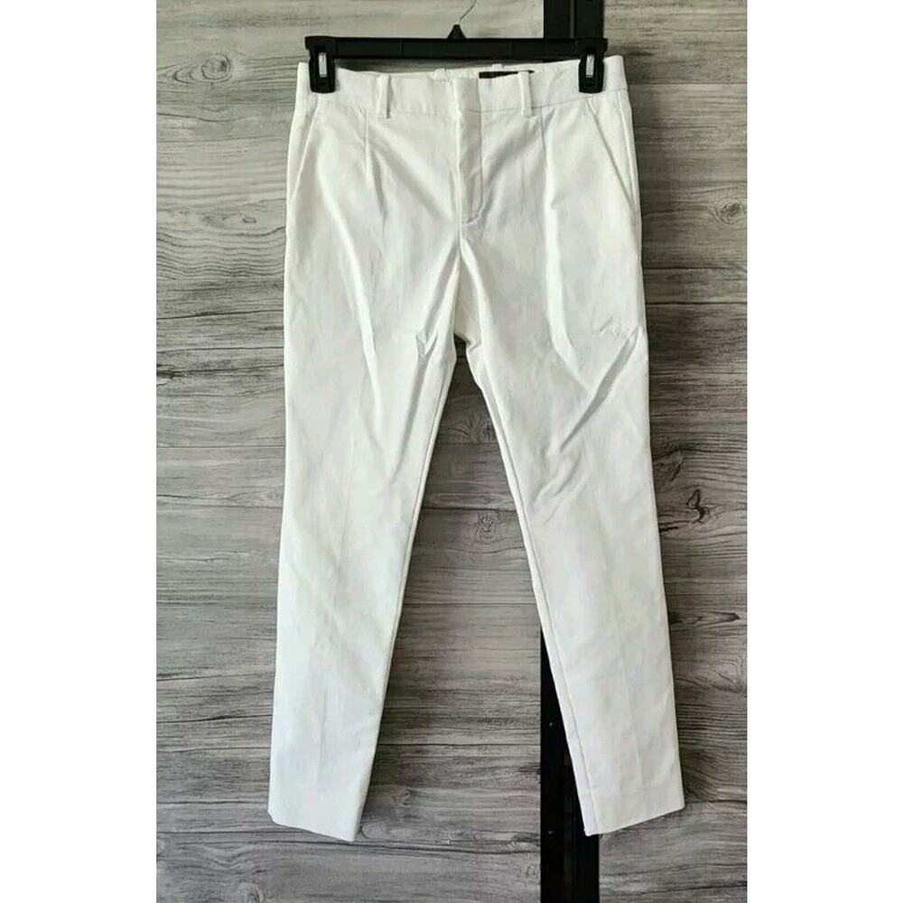 Gucci Vintage Tom Ford Era Ivory High Rise Straight Leg Pants Size 42